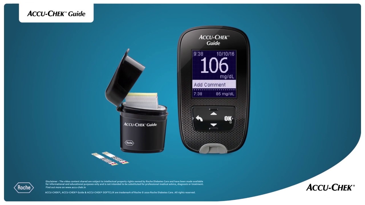 Accu-Chek Guide Me Diabetes Meter for Diabetic Blood Glucose Monitoring  (Meter Only)