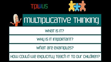 Multiplicative Thinking Course