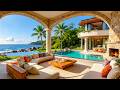 Elegant Ocean Lounge Jazz | Soft Piano and Gentle Waves for Work and Focus