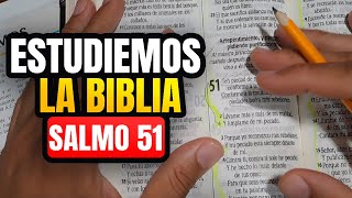 SALMO 51 | ESTUDIO BÍBLICO PROFUNDO | BIBLIA REINA VALERA 1960 | DEVOCIONAL DIARIO.