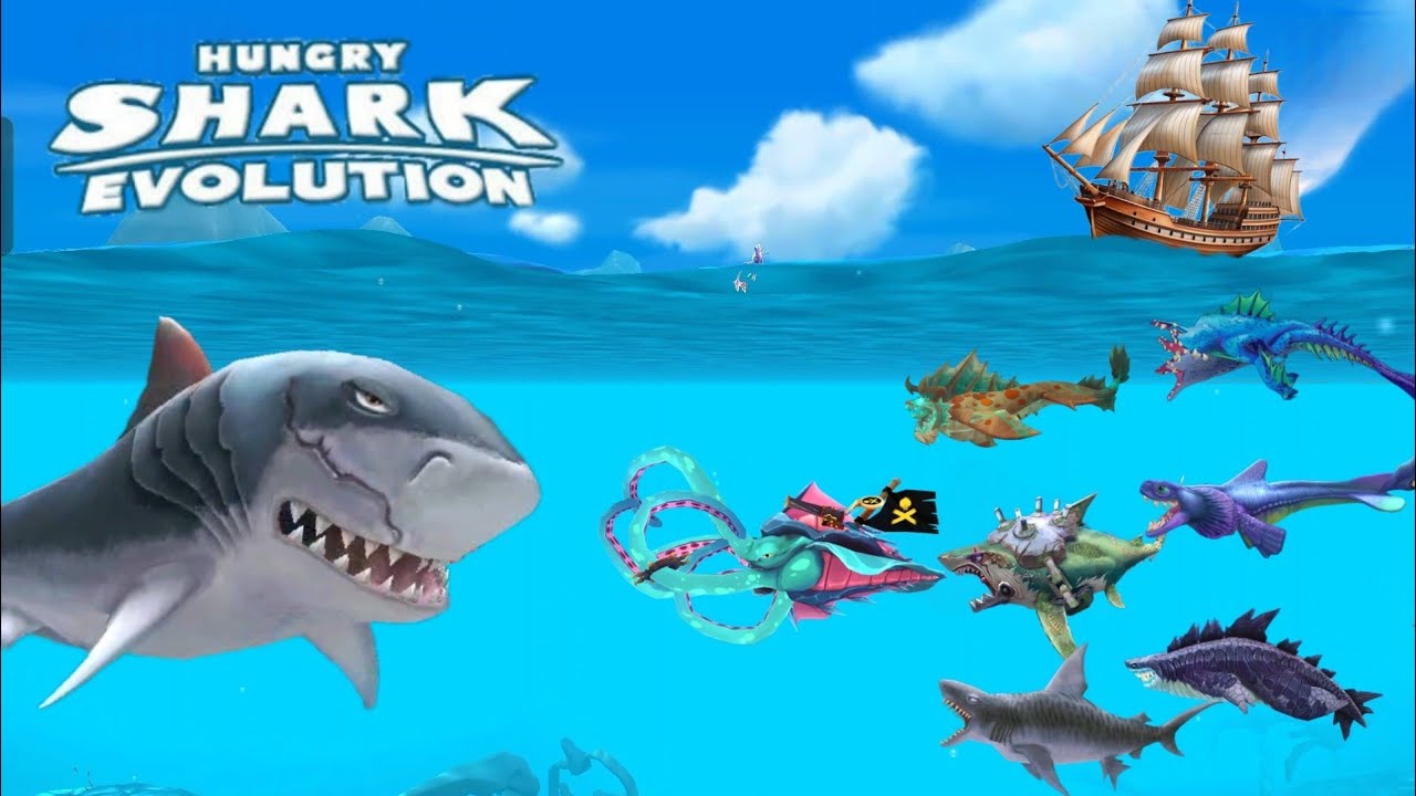 NEW MEGALODON UNLOCKED HUNGRY SHARK EVOLUTION GAMEPLAY HUNGRY SHARK