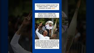 Snoop Dogg Turned Down the Olympic Torch — Until One Kid Changed His Mind 😎🔥 #memes