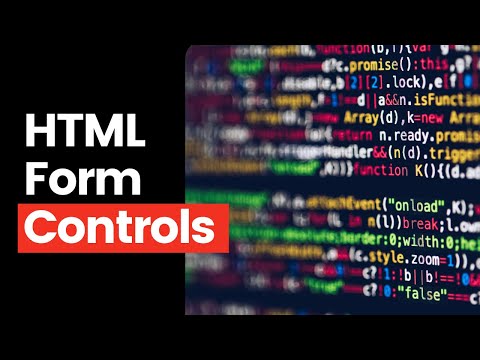 HTML Form Controls | Form in HTML | All About Forms In HTML | #html #htmlforms #forms #htmllform