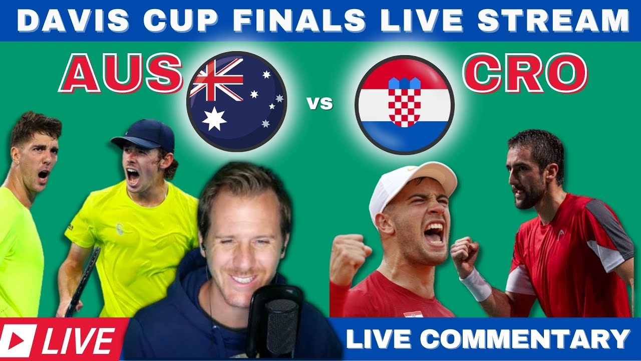 DAVIS CUP Finals AUSTRALIA vs CROATIA I KOKKINAKIS vs CORIC I Free Tennis Live Stream Commentary