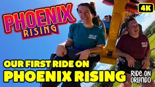 Our FIRST RIDE on Phoenix Rising at Busch Gardens Tampa - New Family Roller Coaster for 2024
Join Danielle and Mike on our first ride on Phoenix Rising at Busch Gardens Tampa!
This new family roller coaster opens on July 21.
Check out our Busch Gardens Tampa playlist for more videos from this great park: https://www.youtube.com/playlist?list=PLOmHGqq9_I_Tq0JUoU5Oo3_aV-NJ1_xf1
Looking for things to do in Orlando? Subscribe to Ride On Orlando on YouTube for more videos from the top theme parks in Florida and beyond, including SeaWorld Orlando, Walt Disney World, Universal Orlando and more.
Follow us on Instagram too at https://instagram.com/rideonorlando Our FIRST RIDE on Phoenix Rising at Busch Gardens Tampa - New Family Roller Coaster for 2024