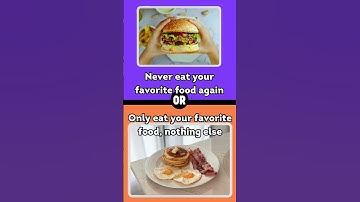 WOULD YOU RATHER...? #1 #wouldyourather #thisorthat  #dilemma  #toughchoices  #funny  #games