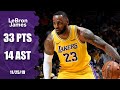 LeBron James takes over with 33 points and 14 assists in Lakers vs. Spurs | 2019-20 NBA Highlights