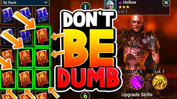 5 WORST MISTAKES YOU CAN MAKE IN RAID!