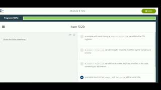 ADVANCED PROGRAMMING IN C ll CISCO ll CODE RIDER ll MODULE 8 TEST