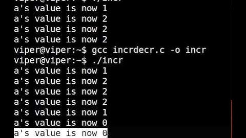8 Increment And Decrement Operators Tamil