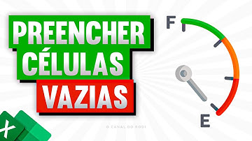 Como Preencher Células em Branco de uma só vez no Excel (células vazias)