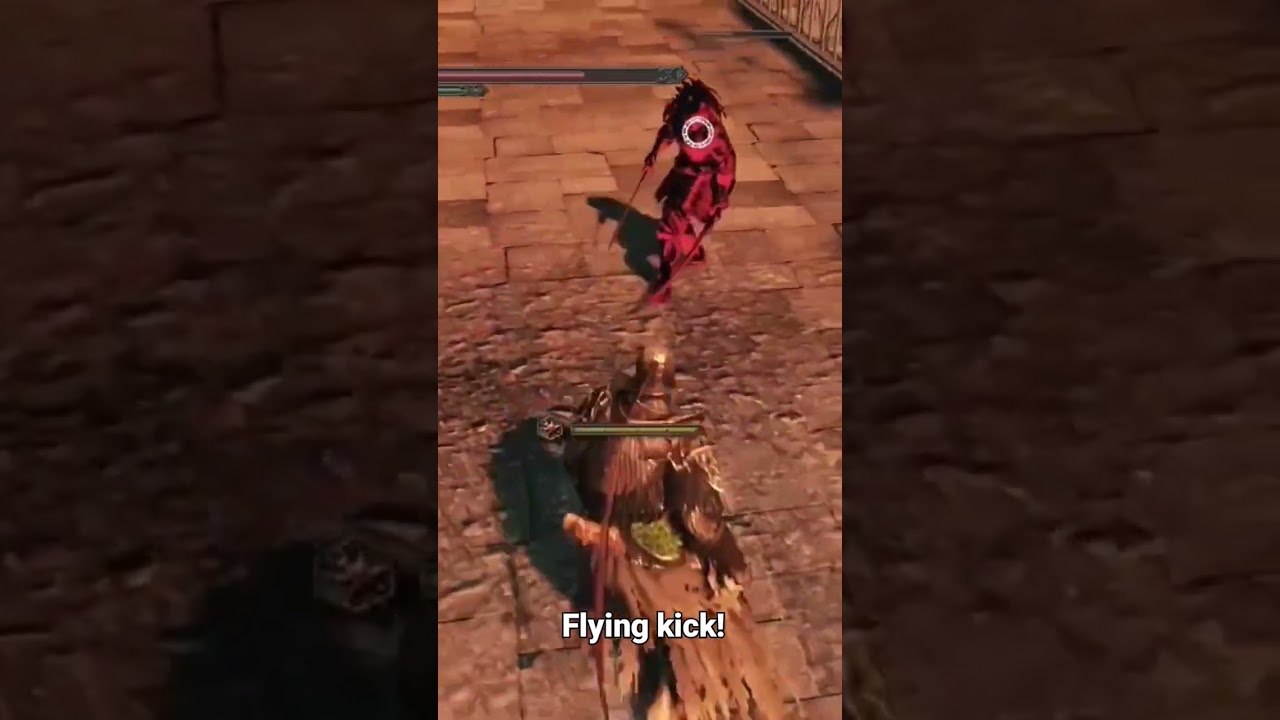The Bone Fist dash attack from Dark Souls 2 is a hoot!