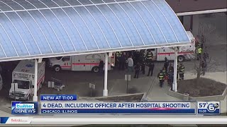 4 dead, including officer, after Chicago hospital shooting