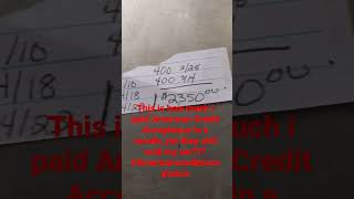 😱😱😱what I paid American credit Acceptance in one month time!🤢🤢#crooks #theives  #badbusiness
