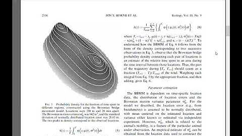 Connor Animal Movement Brownian Bridge