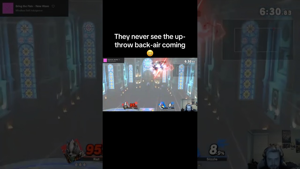 They never see the up-throw back-air coming 😆 