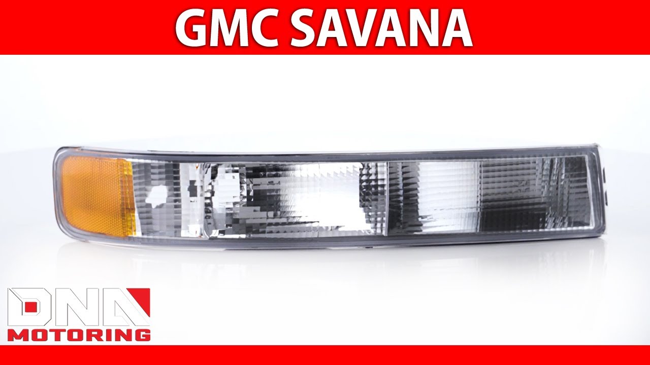 DNA Motoring 0322 GMC Savana 1500 Side Marker Parking Turn Signal Lights Chrome Amber YouTube