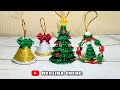 #12 DIY CHRISTMAS ORNAMENT FROM GLITTER FOAM | Hiasan natal dari busa glitter