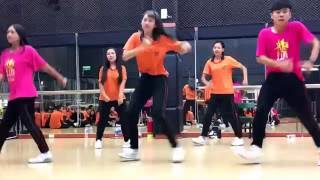 莊敬 演二真20161024。Hip Hop basic step  訓練(rebook prep happy feet)