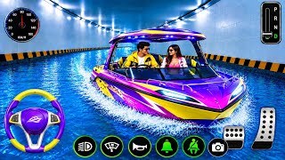 3D Driving Class Us and America 🚤Crazy Water Tunnel Boat Driving Gameplay | Realistic Boat Simulator screenshot 4