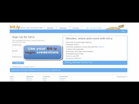 Bit.ly Set up in PF Publishing Module