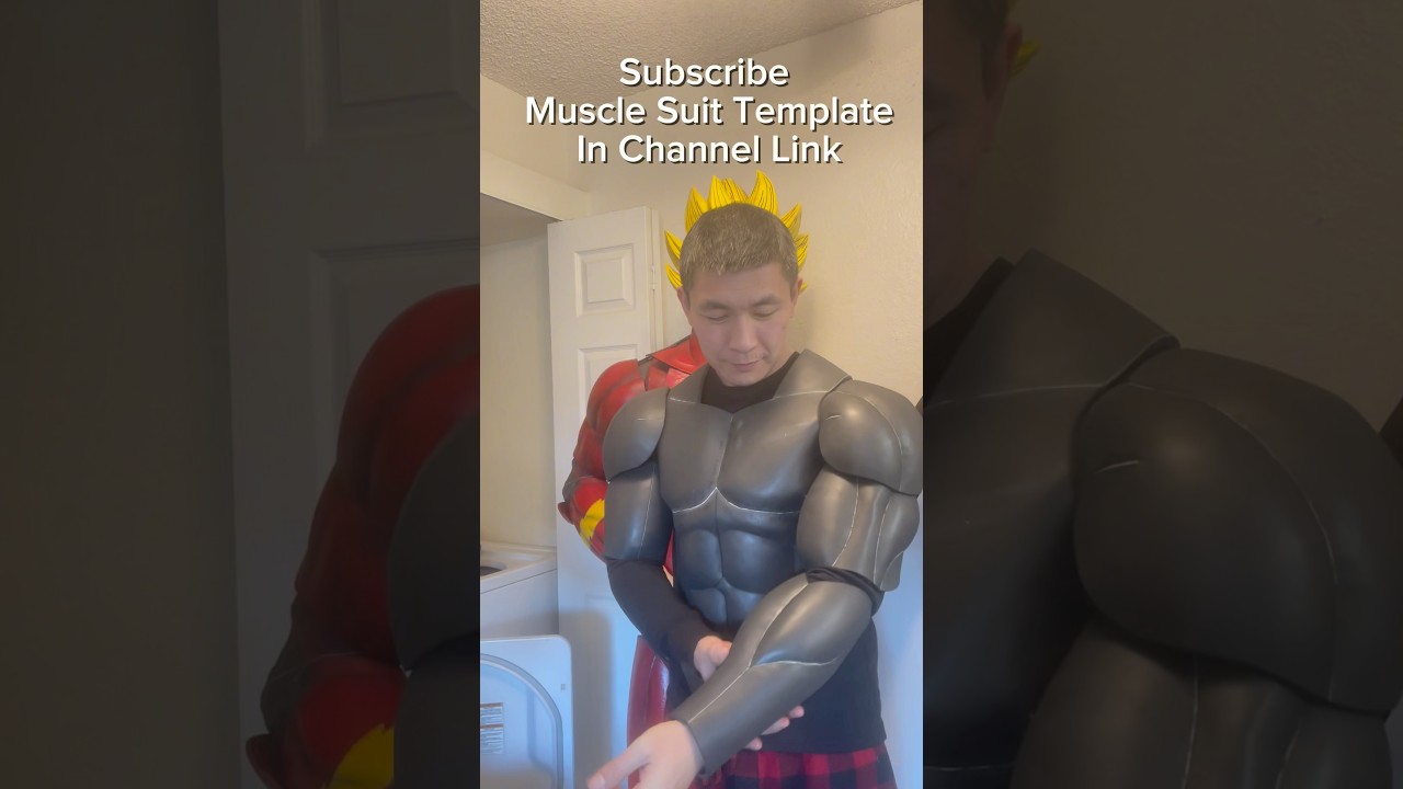 Cosplay hack #cosplay #cosplaytips #cosplaydiy #superhero #costume #musclesuit  #cosplayarmor