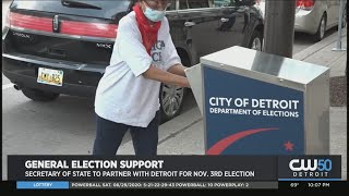 Michigan SOS, Detroit City Clerk Announce Partnership To Ensure Votes Are Counted Properly In Novemb