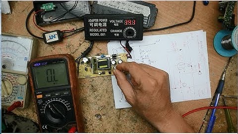 Sửa Bộ nguồn điều chỉnh điện áp 3V-24V 2A