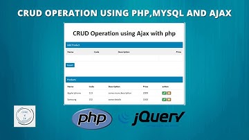 CRUD Operation Using AJAX In PHP & MySQL | Inserting, Deleting Features  | Part 2