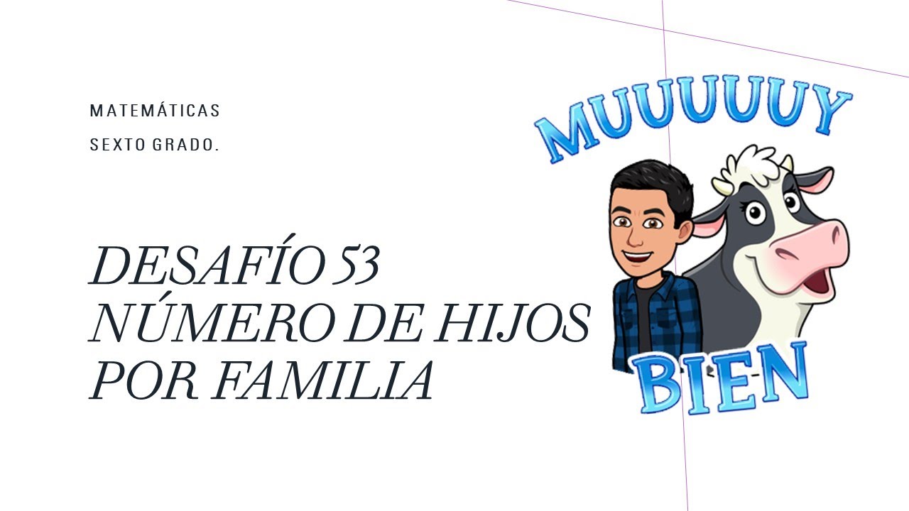 Desafío 53. Número de hijos por familia - YouTube