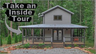 Most Cozy And Lovely Cottage House With Wraparound Porch | 2 Bedroom Tiny House