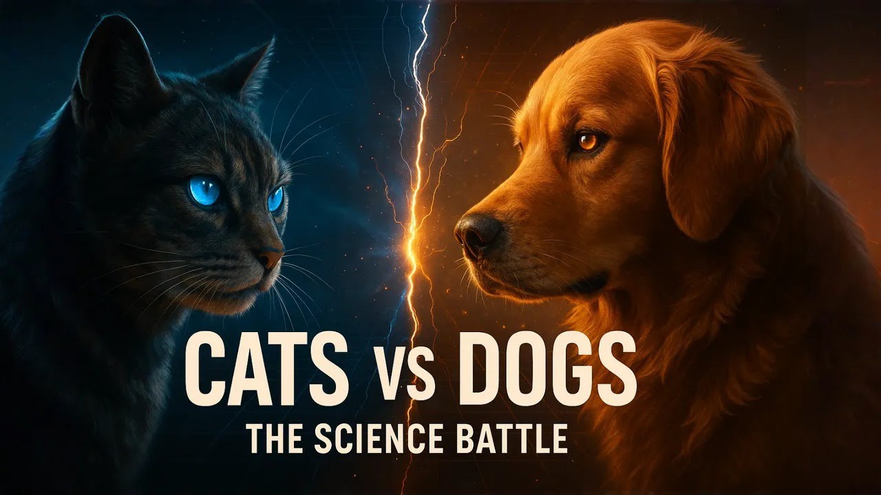 Cats vs Dogs: The Ultimate Science Battle 🐱🐶 | Who’s Smarter, Stronger, Closer to Humans?