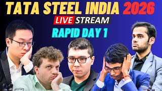 Wesley So is Back! Anand Erigaisi Pragg and NIemann! Tata Steel India 2026! Day 1
