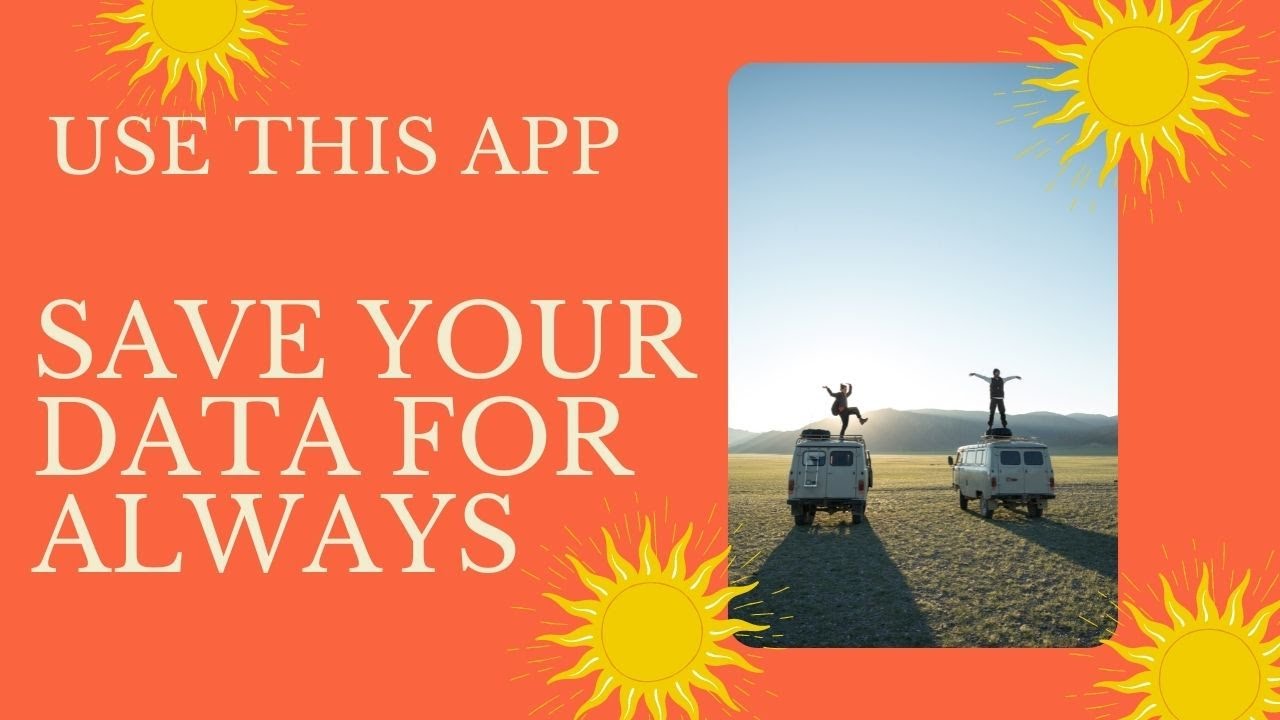 how to save your data for always Tech ideas YouTube