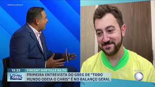 Vincent Martella o Greg de ‘Todo Mundo Odeia o Chris’ fala com Gottino | Balanço Geral