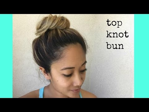 EASY TOP NODO BUN TUTORIAL | Yours Truly ANJOLEE