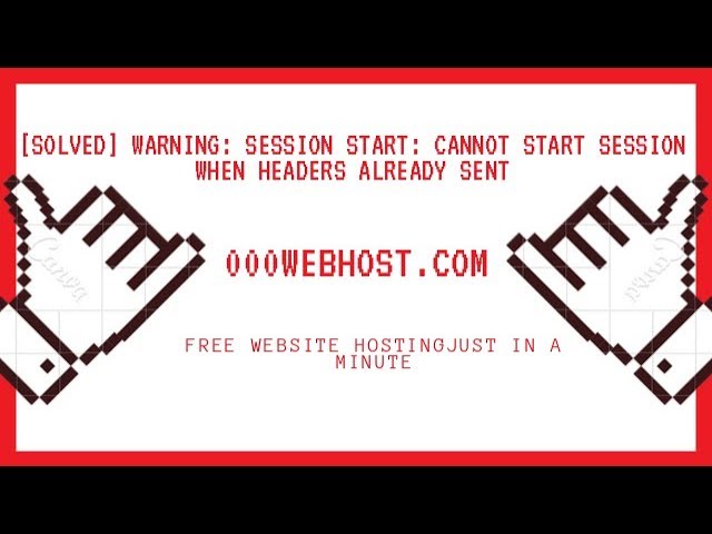 Warning: session_start(): session cannot be started after headers have already been sent in.