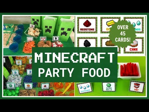 best-minecraft-party-food-ideas