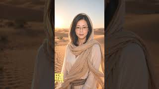 沙漠美女 別有一番風情