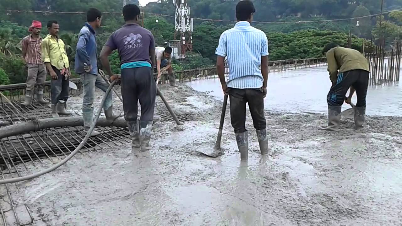 Roof Casting by Readymix Concrete YouTube