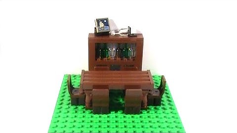 Tutorial-LEGO Dining Room Table and China Cabinet