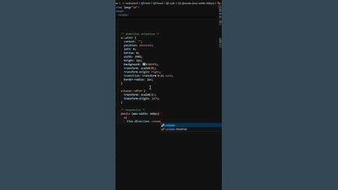 Membuat Animasi Navbar Modern dengan HTML & CSS | Micro CSS Navigation Bar