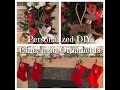 DIY Cinnamon Scented Personalized Stocking Ornaments Dollar Store Supplies