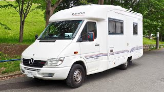 2003 Mercedes Benz Camper RAPIDO Diesel (Canada Import) Japan Auction Purchase Review