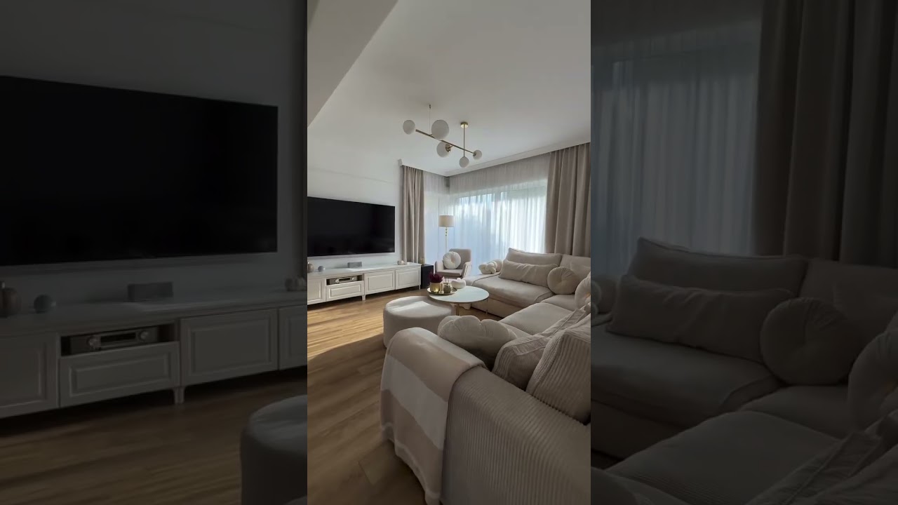 Living room européenne style maison moderne lumineuse charming déco Home 