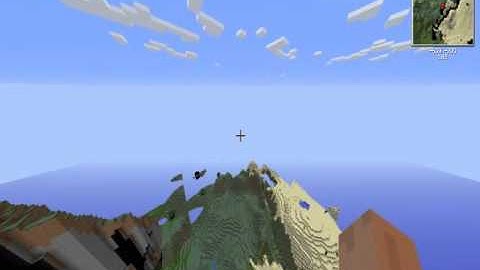 Minecraft 1.6.2 - Insane World Generation! (256 Blocks High!) (Wedge Mod)