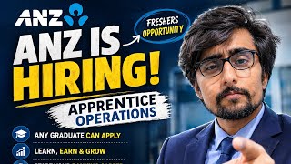 ANZ Hiring Freshers 🔥 Apprentice Role | Bangalore | No Experience Required | Apply Now