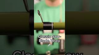 Easy 1-color sawblade thread wrap, a timeless technique! #sonoranrods #customfishingrods