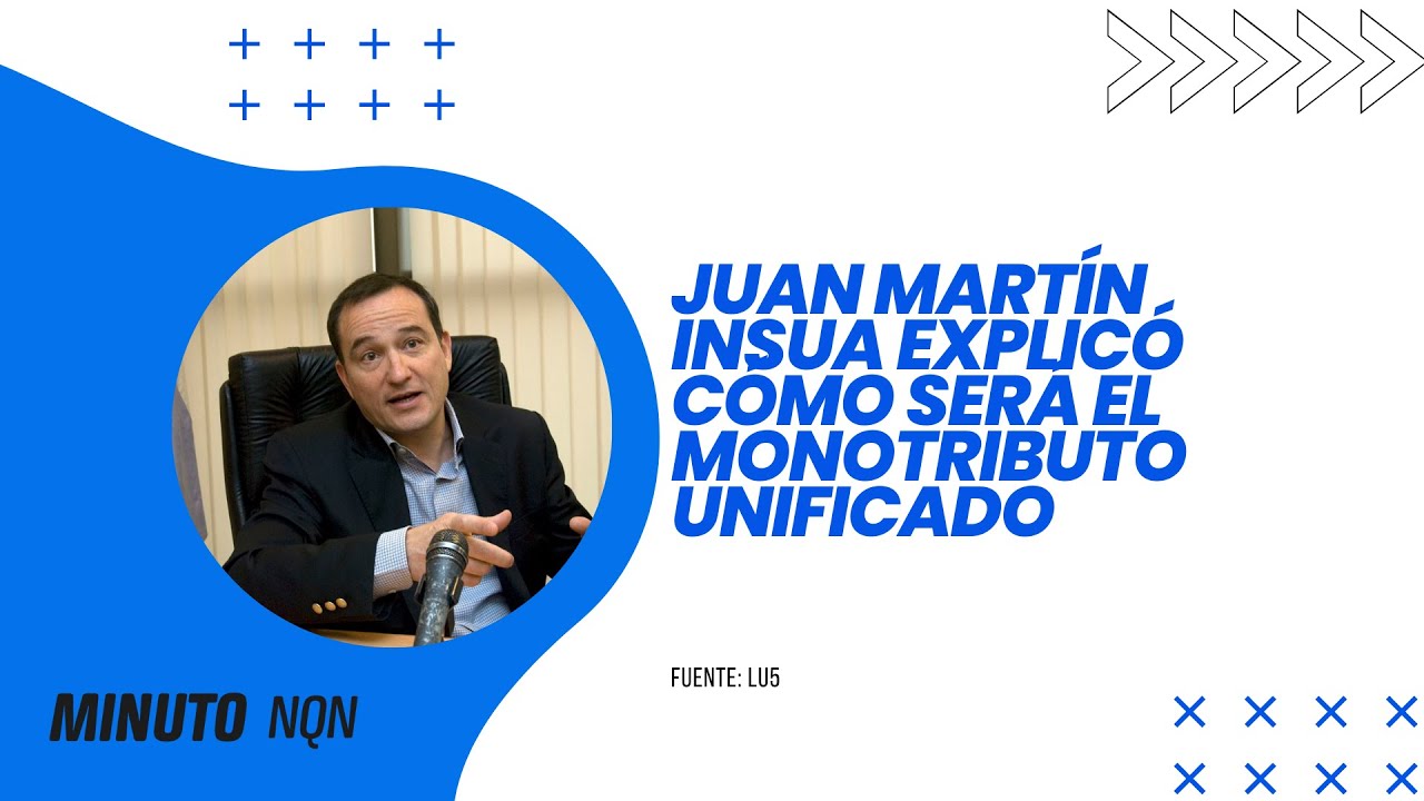 Juan Martín Insua explicó cómo será el monotributo unificado - Minuto ...