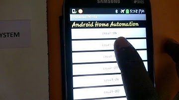ANDROID BASE HOME AUTOMATION SYSTEM